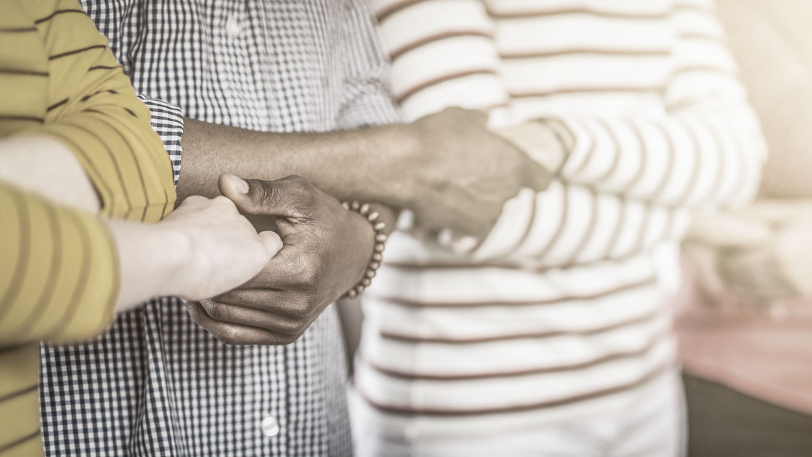 stockphoto people arms crossed holding hands